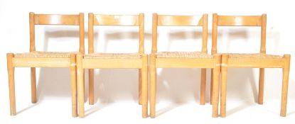 SET OF FOUR RETRO VINTAGE CHAIRS IN THE MANNER OF HABITAT