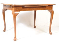 CIRCA 1930S ART DECO WALNUT DINING TABLE