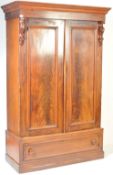 19TH CENTURY VICTORIAN MAHOGANY WARDROBE