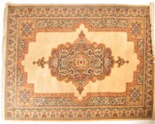 20TH CENTURY PERISAN ISLAMIC CREAM CARPET RUG
