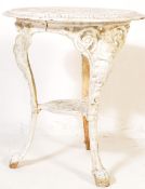 19TH CENTURY VICTORIAN ROYAL BRITANNIA GARDEN / PUB TABLE