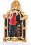20TH CENTURY RESIN CAST GILT OVERMANTEL MIRROR