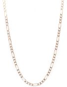 HALLMARKED 9CT GOLD FIGARO LINK NECKLACE CHAIN