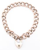 9CT GOLD GATE LINK BRACELET