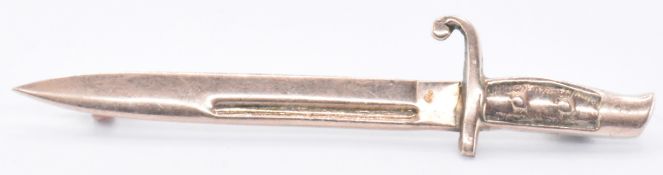 SOUTH AFRICAN 9CT GOLD BAYONET BROOCH