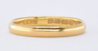HALLMARKED 22CT GOLD WEDDING BAND RING