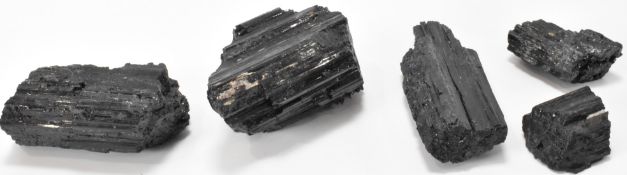 MINERAL SPECIMENS - COLLECTION OF BLACK TOURMALINE