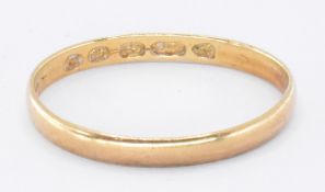 HALLMARKED 22CT GOLD WEDDING BAND RING