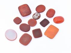 SARD & CARNELIAN PLAQUES & INTAGLIOS