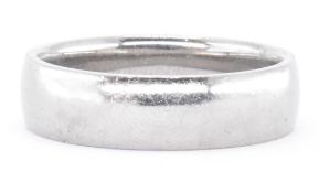 HALLMARKED PALLADIUM BAND RING