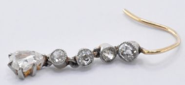 EDWARDIAN DIAMOND DROP EARRING