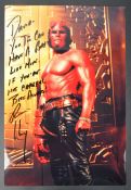 ESTATE OF DAVE PROWSE - RON PERLMAN - HELLBOY SIGNED 8X12