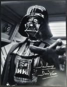 ESTATE OF DAVE PROWSE - STAR WARS - PROWSE SIGNED 16X12