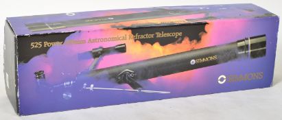 ESTATE OF DAVE PROWSE - SIMMONS 525 60MM ASTRONOMICAL TELESCOPE