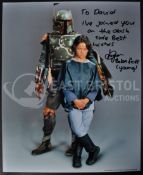 ESTATE OF DAVE PROWSE - DANIEL LOGAN (BOBA FETT) - SIGNED 8X10