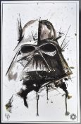ESTATE OF DAVE PROWSE - STAR WARS - FAN ART - DARTH VADER PRINT