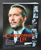ESTATE OF DAVE PROWSE - HAMMER HORROR - CHRISTOPHER LEE SIGNED BOOK