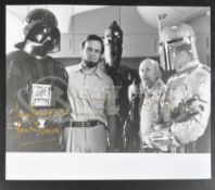 ESTATE OF DAVE PROWSE - STAR WARS - TRIPLE SIGNED 8X10