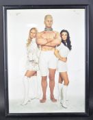ESTATE OF DAVE PROWSE - HAMMER HORROR FRAMED PHOTO STAR GYM