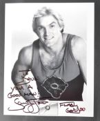ESTATE OF DAVE PROWSE - FLASH GORDON - SAM JONES SIGNED 8X10