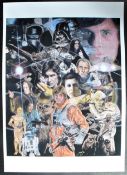 ESTATE OF DAVE PROWSE - STAR WARS - FAN ART - MASA PRINT