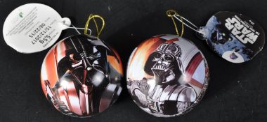 ESTATE OF DAVE PROWSE - PAIR OF PROWSES PERSONAL CHRISTMAS DECORATIONS