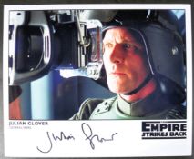 ESTATE OF DAVE PROWSE - STAR WARS - JULIAN GLOVER SIGNED 8X10