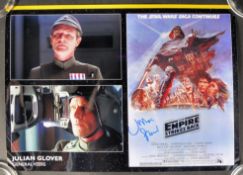 ESTATE OF DAVE PROWSE - STAR WARS - JULIAN GLOVER 16X12