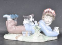 LLADRO 5451 - STIDY BUDDIES - CERAMIC PORCELAIN FIGURINE