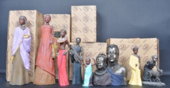COLLECTION OF AIX VINTAGE 20TH CENTURY SOUL JOURNEY RESEN FIGURES