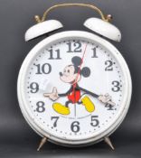 RETRO VINTAGE 20TH CENTURY MICKEY MOUSE ALARM CLOCK
