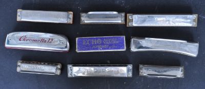 COLLECTION OF VINTAGE 20TH CENTURY HARMONICAS