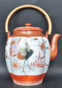 LATE 19TH CENTURY JAPANESE MEIJI SATSUMA WARE TEAPOT