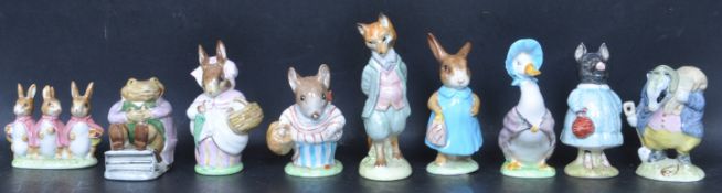 COLLECTION OF BESWICK BEATRIX POTTER F. WARNE & CO LTD FIGURINES