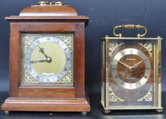 TWO VINTAGE MANTLE CLOCKS