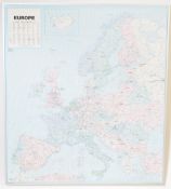 RETRO VINTAGE MAP OF EUROPE
