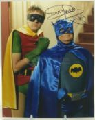 ONLY FOOLS & HORSES - BATMAN & ROBIN - DUAL SIGNED 11X14