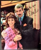 ONLY FOOLS & HORSES - BOYCIE & MARLENE - AUTOGRAPHED 8X10