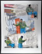 ONLY FOOLS & HORSES - THE LONGEST NIGHT - VAS BLACKWOOD SIGNED 16X12