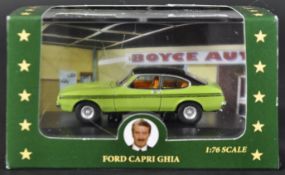 ONLY FOOLS & HORSES - BOYCE AUTOS - JOHN CHALLIS SIGNED MODEL CAPRI