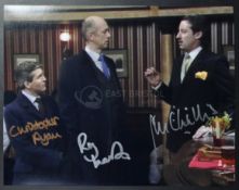 ONLY FOOLS & HORSES - LITTLE PROBLEMS - TRIPLE SIGNED 8X10