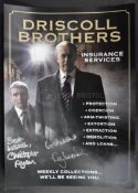 ONLY FOOLS & HORSES - THE DRISCOLL BROTHERS - DUAL SIGNED POSTER
