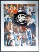 ONLY FOOLS & HORSES - BOYCIE & MARLENE SIGNED MONTAGE 16X12