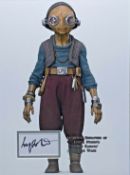 STAR WARS - LUPITA NYONGO - AUTOGRAPHED 16X12