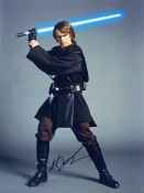 STAR WARS - HAYDEN CHRISTENSEN - ANAKIN SKYWALKER - SIGNED 16X12