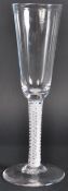 18TH CENTURY GEORGE III DOUBLE SERIES TWIST WINE GLASS
