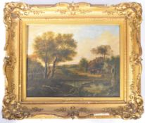 PATRICK NASMYTH (SCOTTISH BORN 1787) - OIL ON CANVAS LANDSCAPE