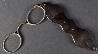 EARLY 19TH CENTURY GEORGE III SILVER & TORTOISESHELL GLASSES