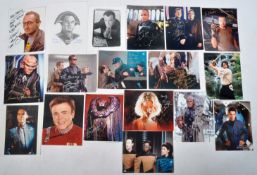 AUTOGRAPHS - AMERICAN SCI-FI - COLLECTION OF SIGNED 8X10