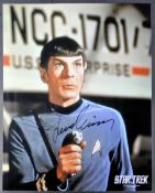 STAR TREK - LEONARD NIMOY (D.2015) - AUTOGRAPHED 8X10